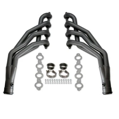 Doug's Headers D3348-B | Fits 63-72 Chevy C-10 LS Long Tube Blk Ctd - Image 1 of 2