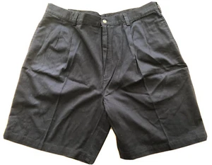Joseph. A. Banks Pleated Twill Shorts Navy Men's size 38 NWT - Picture 1 of 6