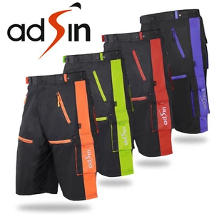 Men's MTB Mountain Bike Cycling Shorts Off Road Bicycle Downhill Padded Liner - Picture 1 of 16