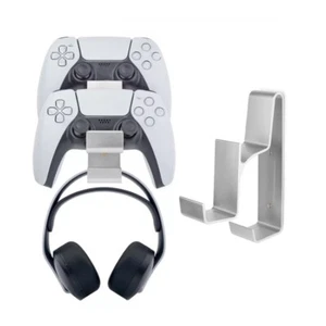 3Hook Multi-Purpose Wall Mount Bracket Holder Game Controller Headphones Headset - Picture 1 of 10