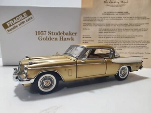 Danbury Mint 1957 Studebaker Golden Hawk 1:24 Scale Diecast Model Car - Picture 1 of 18