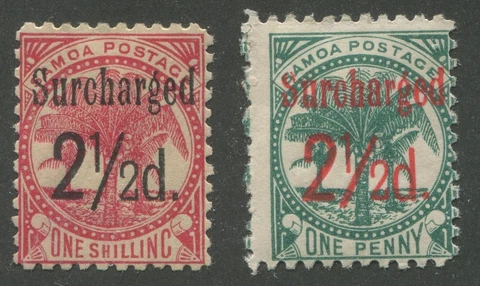 Samoa #26a, 28 Mint Cover