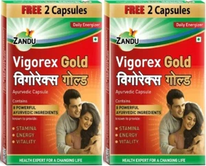 Paquete de 2 cápsulas Vigorex Gold 20 aumenta la fuerza y el vigor aumenta la resistencia - Imagen 1 de 9