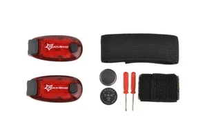 ROCKBROS 2x Cycling LED Lamp Bike Helmet Taillight Flashing Red Light HY-LD203A - Picture 1 of 5