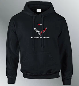 Sweat shirt Hoodie Corvette auto capuche sweatshirt C2 C3 C4 C5 C6 C7 C8 - Picture 1 of 8