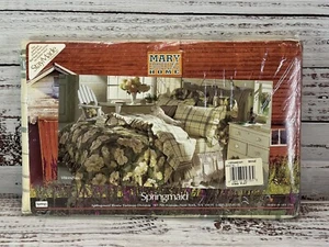 Springmaid Mary Emmerling Home VERANDAH Beige King Flat Sheet Vtg Cottage - Picture 1 of 3