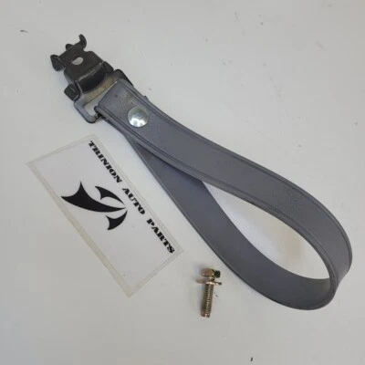 2001 Toyota Sienna Rear Hatch Interior Pull Handle Strap Gray Vinyl w/Screw OEM - Image 1 of 3