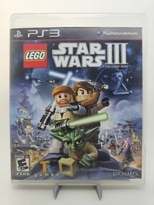 LEGO Star Wars III The Clone Wars (Sony PlayStation 3 2011) probado en caja original, con manual - Imagen 1 de 2