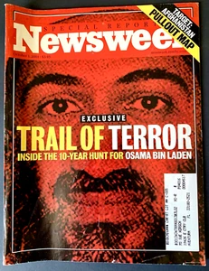 NEWSWEEK TRAIL OF TERROR INSIDE THE 10-YEAR HUNT FOR BIN LADEN OCTOBER 1, 2001 - Foto 1 di 4