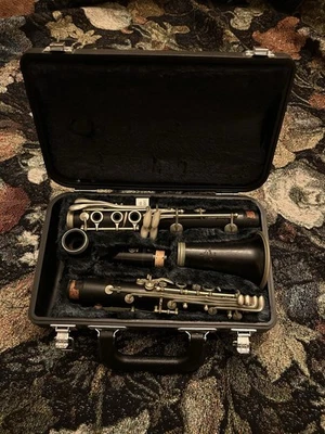 Antique Thibouville Freres Clarinet Made In Paris w/ Yamaha Mouth Piece & Case - Image 1 of 4