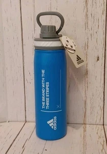 Adidas 600 ML (20 oz) Metal Water Bottle, Hot/Cold Double-Walled Insulated 18/8 - Picture 1 of 5