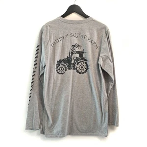 Diddly Squat Farm L Tshirt Langarm Official Back Print Grau - Bild 1 von 4