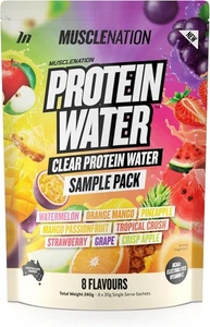 Protein Water Variety Pack 8x30g Single Serve Sachets Multiple Flavours Drink - Picture 1 of 1