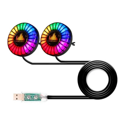 Vehicle Rhythm LED Light Colorful Air Outlet Aromatherapy Illumination - Image 1 of 4