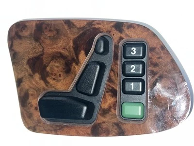 Interruptor de control de asiento delantero derecho Mercedes-Benz E320 2001 01 madera pasajero OEM Foto 1 de 4