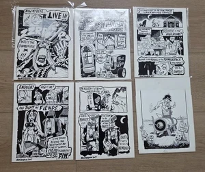 Ben Von Strawn Original Hand Drawn Art Lot of 11 - Picture 1 of 7