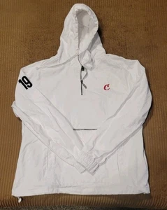Cookies Mens 2XL Pullover Half Zip Hoodie Jacket White Zip Pockets XXL Ex Cond - Picture 1 of 15