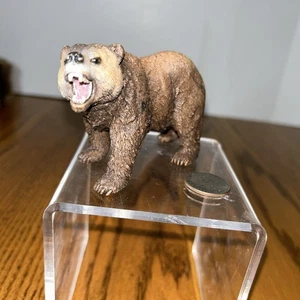Figura animal realista oso pardo marrón vida salvaje Schleich 2012 - Imagen 1 de 7