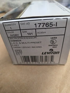 Leviton 17765-I Microprocessor Dimmer NEW - Picture 1 of 2