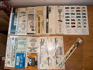 Lote # 5 De Aurora AFX Tomy Coche Ranura Efímero Catálogo Manual Diseño Instrucciones - Imagen 1 de 7