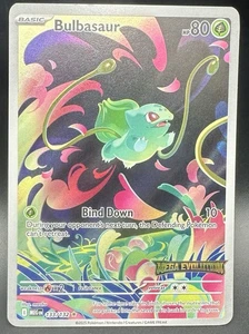 Pokemon TCG Bulbasaur 133/132 Stamped Mega Evolution English NM Card - Picture 1 of 3
