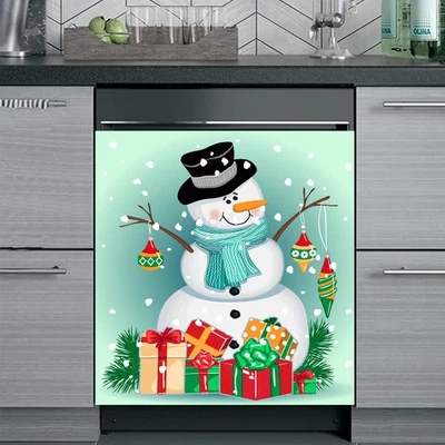 NEW Christmas Dishwasher Magnetic Sticker, Magnet Dishwasher Door Magnet Cover - image 1 of 4