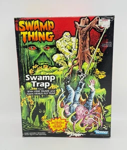 1990 Kenner Swamp Thing SWAMP TRAP Actionfigur Spielset #41410 NUR GEÖFFNETE VERPACKUNG - Bild 1 von 5