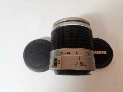 Canon 28-90mm f/4-5.6 EF Mount Lens – Silver – Clean Optics – With Canon Caps - Image 1 of 4