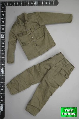1:6 Scale DID A80189 WWII US 2nd Ranger Medic Wade - HBT Uniform Set - Image 1 of 2
