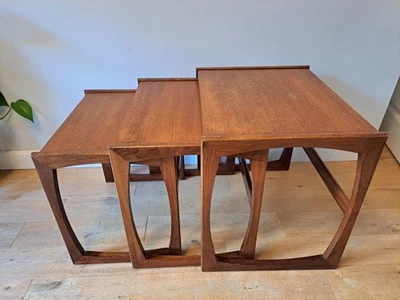 G Plan Quadille Nest of Tables Teak Mid Century Vintage Retro Furniture Coffee - Image 1 of 4