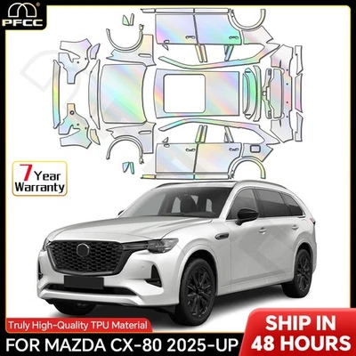 2025-UP Mazda CX-80 CX80 FULL FRONT PreCut Paint Protection Film Clear Bra PPF - Image 1 of 4