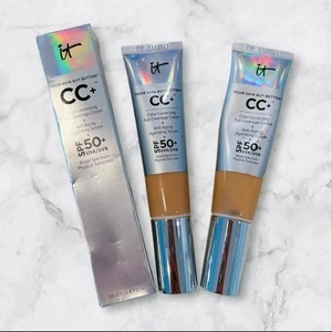 IT Cosmetics CC+ Crema Fondotinta X2 con SPF 50+ Tonalità Media - Foto 1 di 6