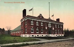Postcard ~ Haverhill, Massachusetts, The Armory - Picture 1 of 2