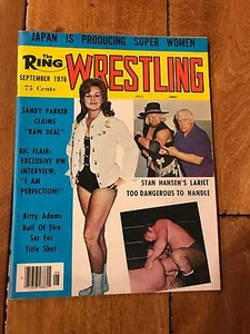 1976 WRESTLING THE RING MAGAZINE SANDY PARKER STAN HANSEN KITTY ADAMS - Picture 1 of 2