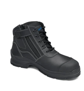 BLUNDSTONE 319 PU/TPU SAFETY ZIP LACE UP BOOTS - SIZE 5 - GENUINE BRAND NEW - Bild 1 von 4