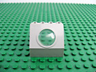 LEGO Old Gray Panel 4 x 3 x 3 Trans-Clear Porthole 5956 #30080c02