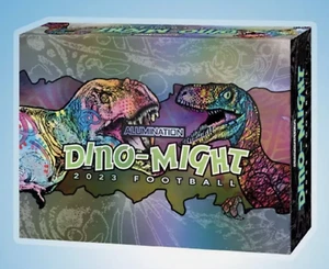 Caja de fútbol americano 2023 Wild Card Alumination Dino-Might Mahomes con tarjeta automática? - Imagen 1 de 3