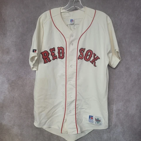 Vintage Russell Diamond Authentic Boston Red Sox Rocket Clemens 21 Jersey 44 L Cover
