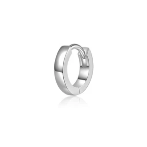 O&S regalo uomo... piccolo orecchino uomo singolo pieghevole creolo argento 925 - Foto 1 di 2