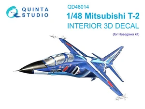 Quinta Studio 1/48 Mitsubishi T-2 impreso en 3D y color interior (Hasegawa) - Imagen 1 de 13