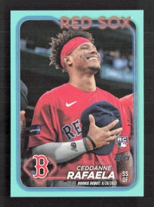 Aggiornamento Topps 2024 Ceddanne Rafaela #US110 RC Fanatics Aqua Parallel - Foto 1 di 2