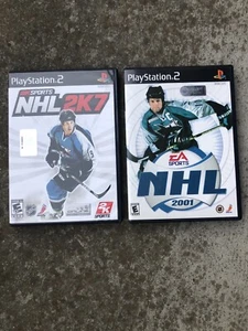 San Jose Sharks Hockey Video Games - Owen Nolan Joe Thornton EA Sports NHL 2K7 - Picture 1 of 2