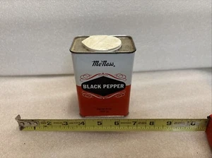Vintage McNess Black Pepper Tin - Picture 1 of 6