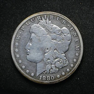 1880-CC Rev 78 Morgan Silver Dollar Cleaned (cn14814) - Picture 1 of 2