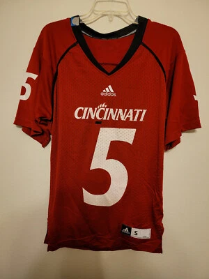 ADIDAS NCAA CINCINNATI BEARCATS #5 RED JERSEY SIZE LARGE - Image 1 of 2