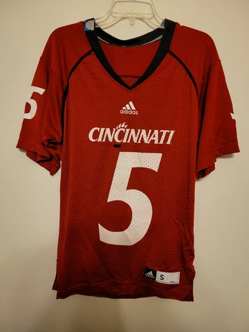 ADIDAS NCAA CINCINNATI BEARCATS #5 RED JERSEY SIZE XL Cover