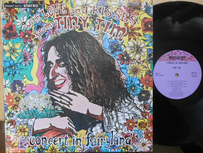Tiny Tim ORIG US LP With love and kisses from Tiny Tim VG+ '68 Bouquet BRS711 - Image 1 of 1