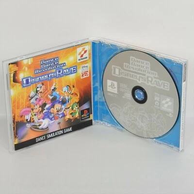 Dance Dance Revolution DISNEYS RAVE PS1 Playstation ccc p1 - Image 1 of 2
