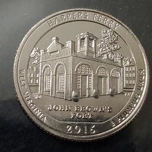 2016-S West Virginia Harpers Ferry US Quarter ATB series uncirculated quarter - Picture 1 of 5