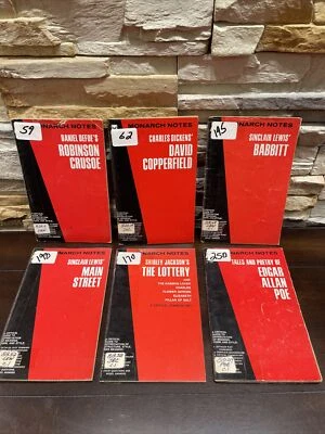 Lot of 6 Monarch Notes- 1964-1978 - Image 1 of 4